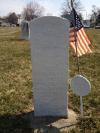 Headstone of Jeremiah Sullivan Senior, Connersville Cemetery, Indiana